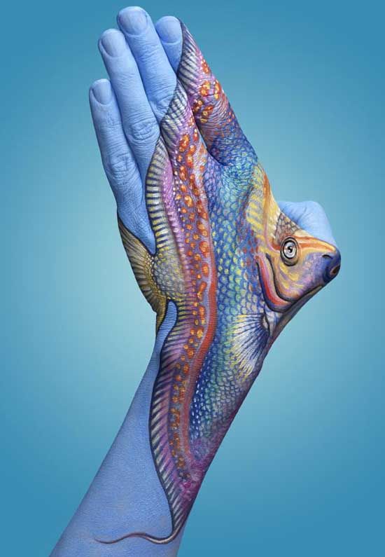 50 Guido Daniele Hand Painting Art Animals & Body Paintings